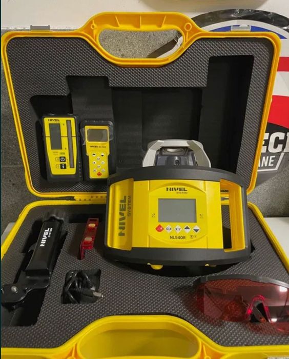 Niwelator Laserowy Nivel System NL 540 DIGITAL, łata, statyw, FV,Nowy