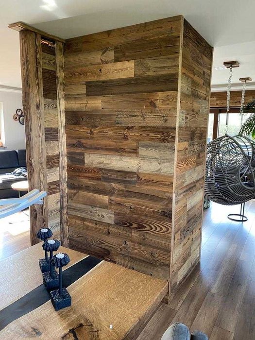 stare deski drewno na ścianę lamele naturalne panele ścienne sufit