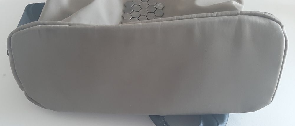 Mochila beje em tecido