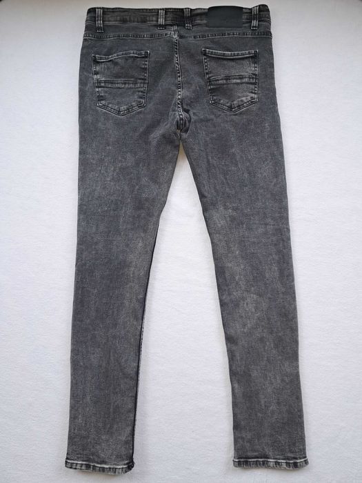 Мужские узкие серые джинсы Destry slim fit узкачи