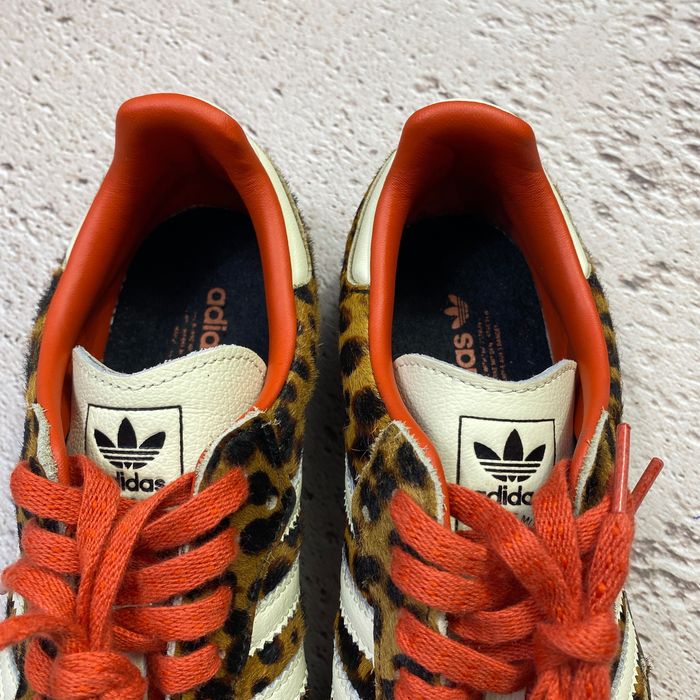 38 оригінал ji2734 жіночі кеди adidas samba og leopard