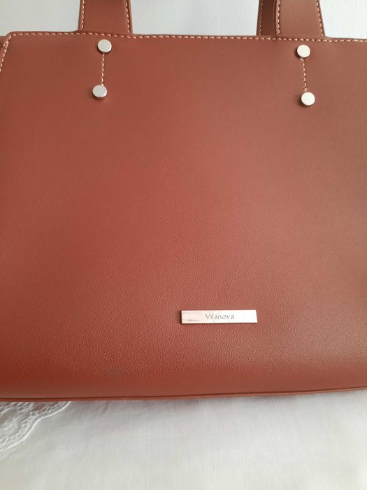 Mala Vilanova Castanho-tijolo/ camel