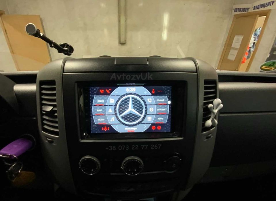 Магнитола Mercedes Sprinter Vito w903 w906 w907 w639 w169 W913 Crafter