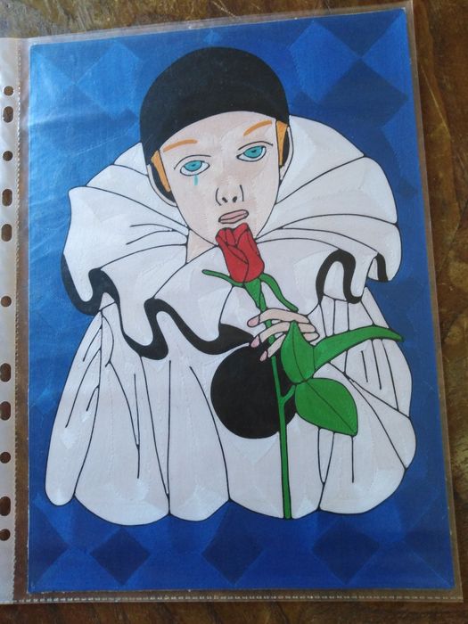 Quadros feitos em linha colada