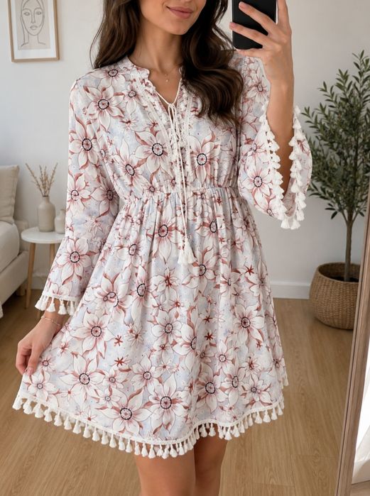 Letnia sukienka w stylu Boho
