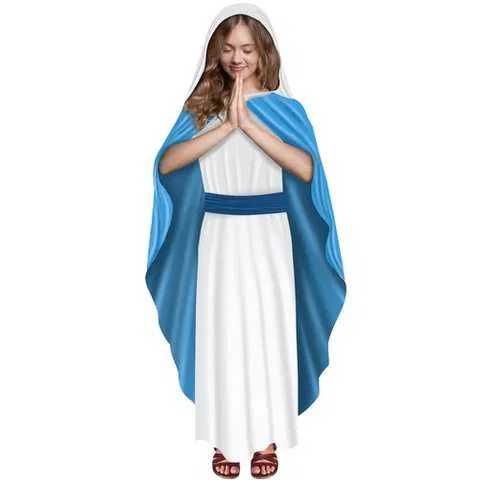 Strój Maryja jasełka kostium święta Matka Boska 110-122 rozm