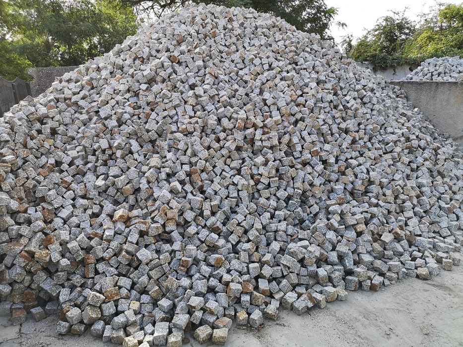 Kostka granitowa 4/6 szaro-ruda