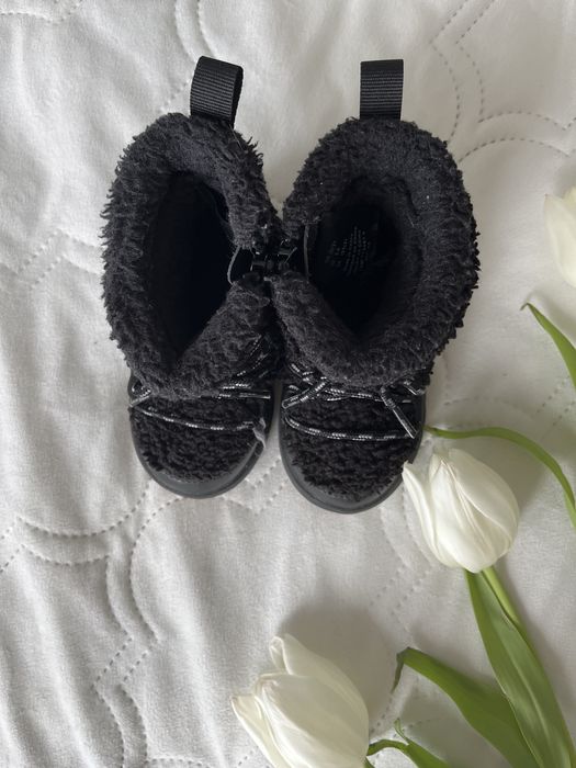 Śniegowce Emu Ugi kozaczki botki ocieplane 20/21 dziewczynka czarne