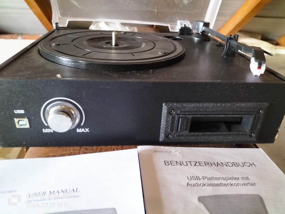 Gramofon nowy sprzęt