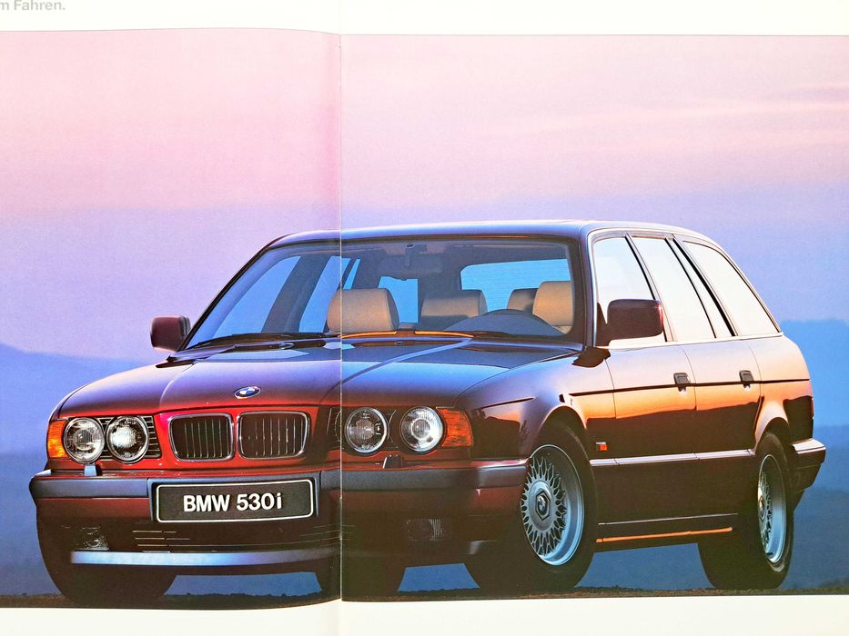 BMW 5 E34 Touring 518i-540i prospekt 1996, stan BDB, 26 str. *przesyłka GRATIS !