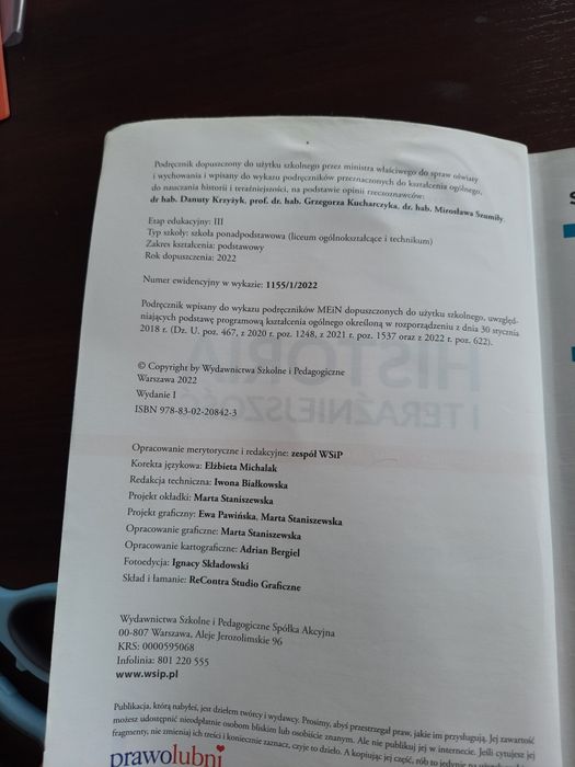 Historia i teraźniejszość 1