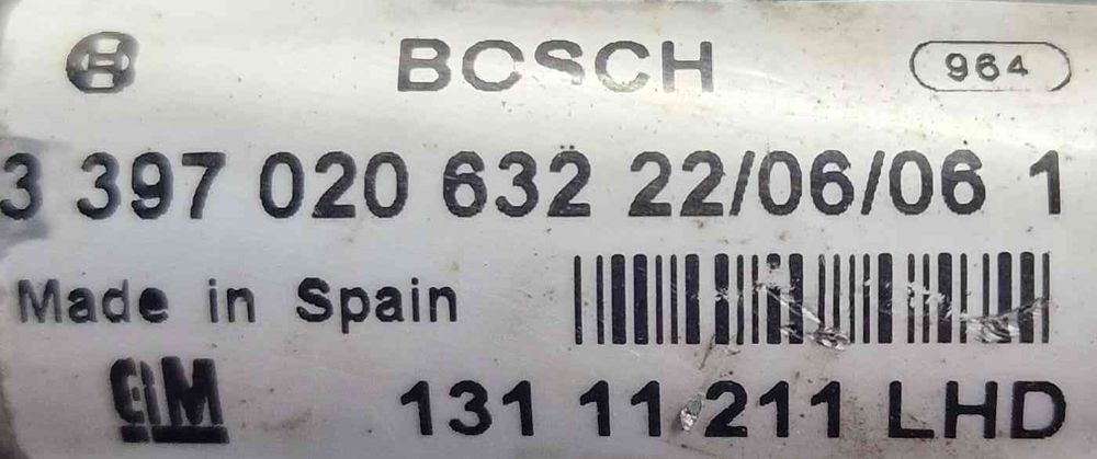 Motor Limpa Vidros Frente 3397020632 - OPEL ASTRA H