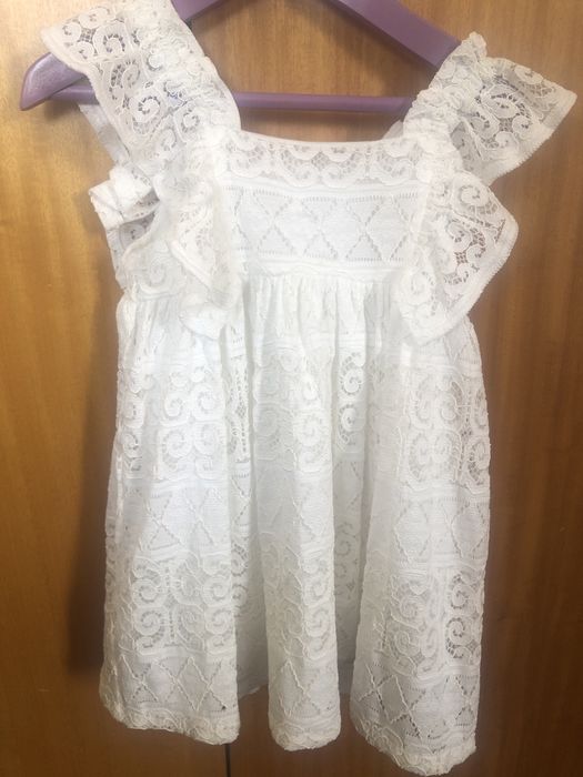 Vestido de Cerimónia rendado Mayoral  Menina 4 anos