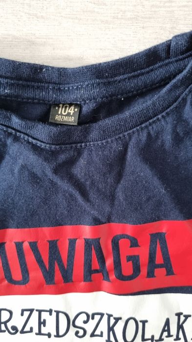 Koszulka z imieniem Antoś rozmiar 104