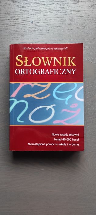 Słownik ortograficzny kieszonkowy Greg polecany przez nauczycieli