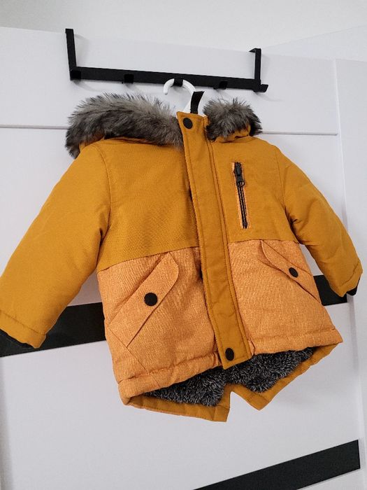 Ciepła kurtka rozm.3-6 m-cy. Stan idealny