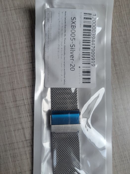 Bransoletka do zegarka mesh 20mm