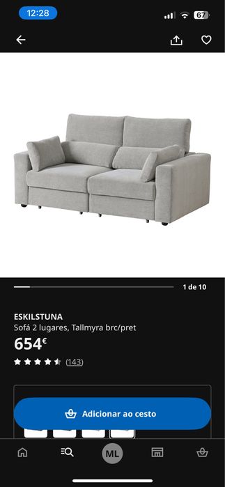 Sofá Eskilstuna IKEA