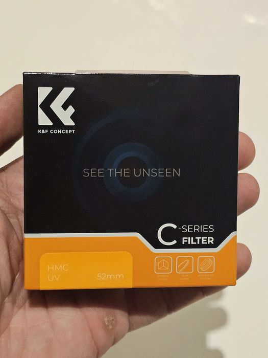 Filtro uv HMC 52mm k&F concept nunca usado