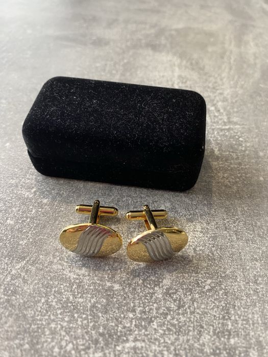 Vintage spinki do mankietów