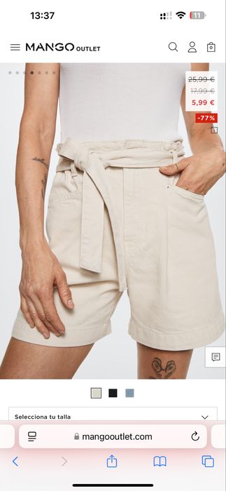 Шорти mango нові