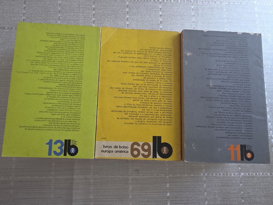 Lote 17 Livros de Bolso Europa-América (clássicos - texto integral)