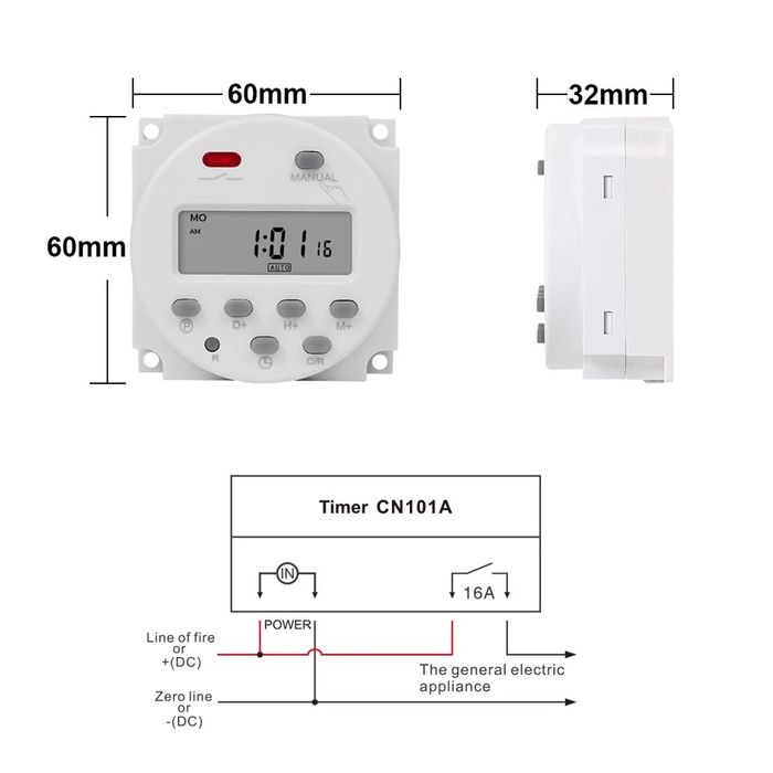 12V Controller Clock. 1 Second.430092951110307847