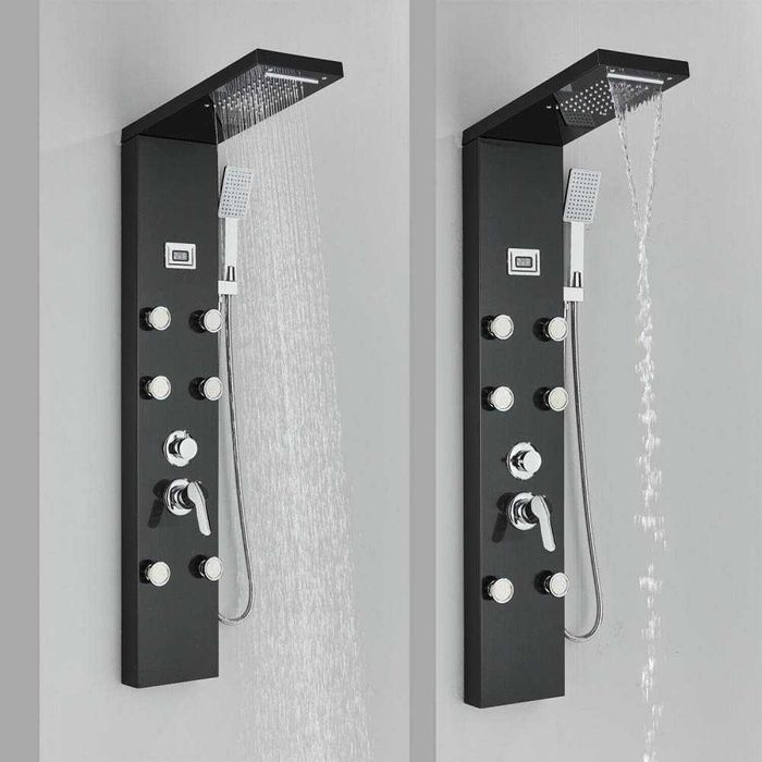 Panel prysznicowy / LED / armatura / kran / LUXUS-DUSCHPANEL / R94!