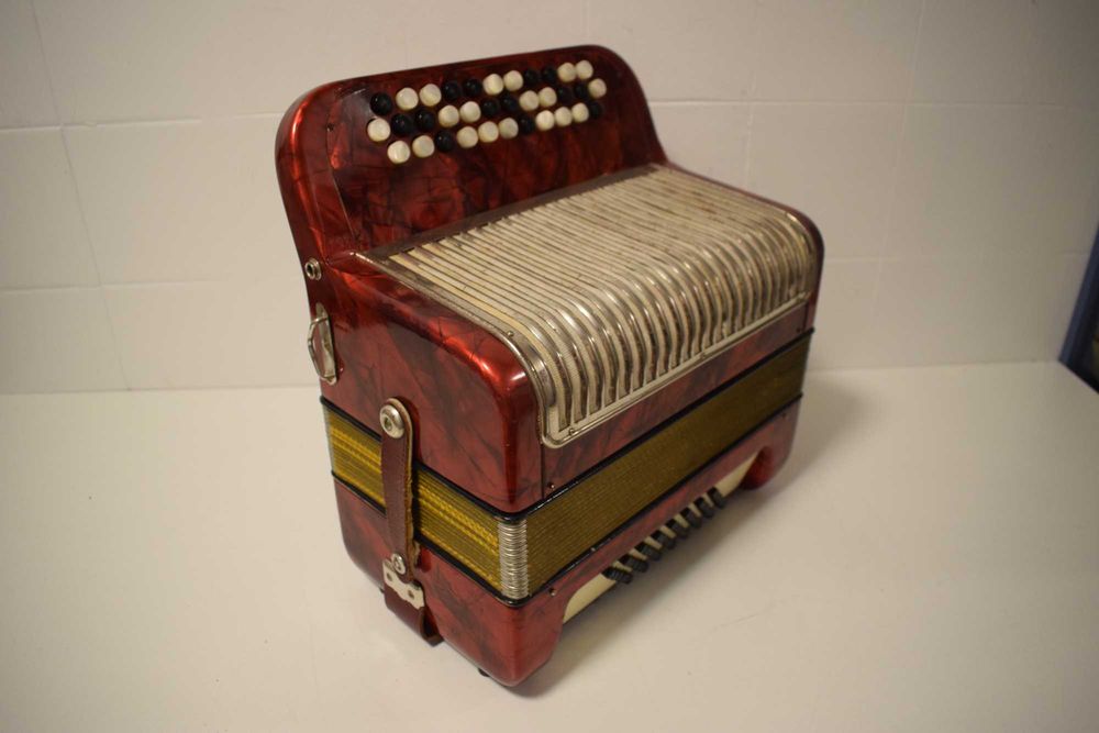 Hohner Amati Accordion, 2 Voices, 48 Basses, No. 0864175239316737121
