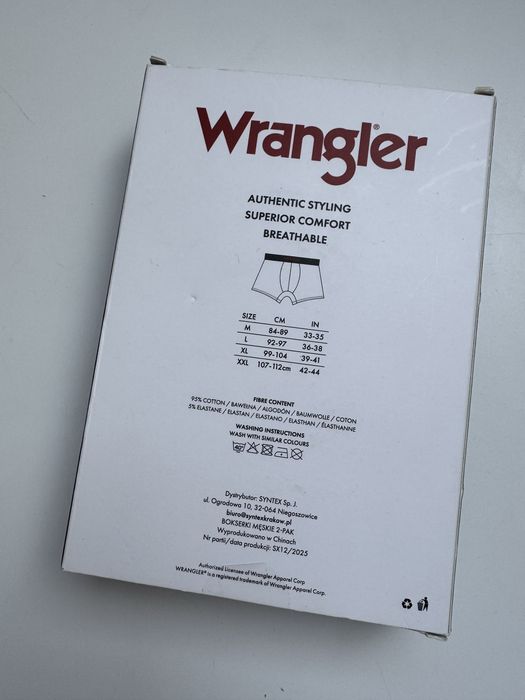 2-pak bokserki wrangel xl nowe