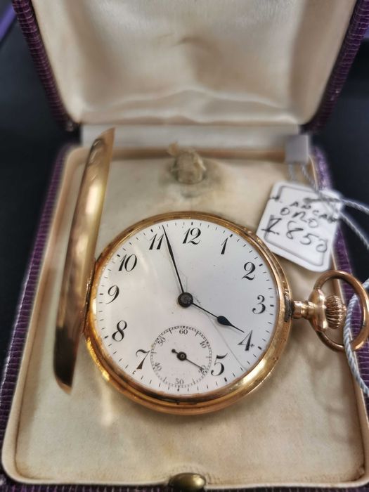 Relojes bolsillo oro y plata