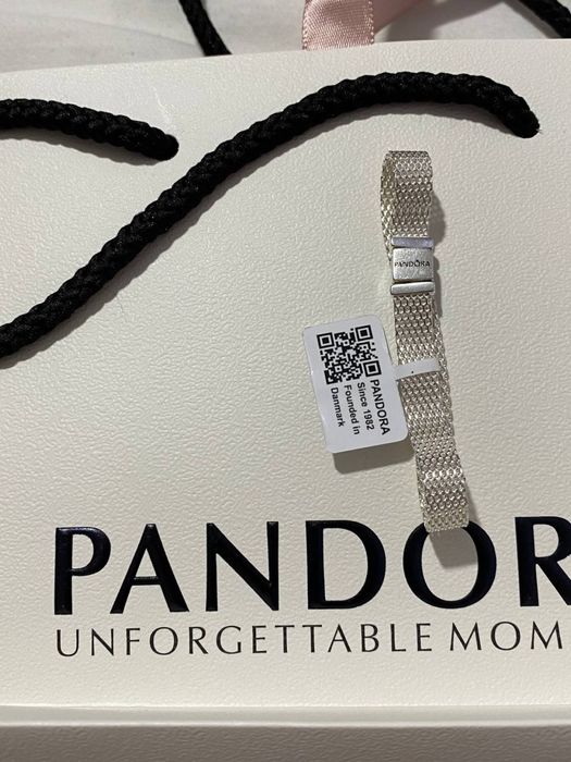 Браслет Pandora ОРИГИНАЛ серебряный Пандора 925 проба серебро украшени