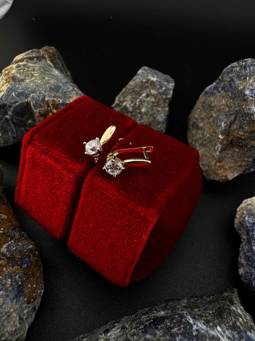 Złote Kolczyki Delikatne | JAK NOWE | 585 | 1.31G (S)