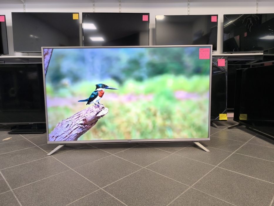 Sharp 55 cali 4K UHD hdr Smart WiFi DVB-T2 HEVC 55CUF8472 gw3m telewiz