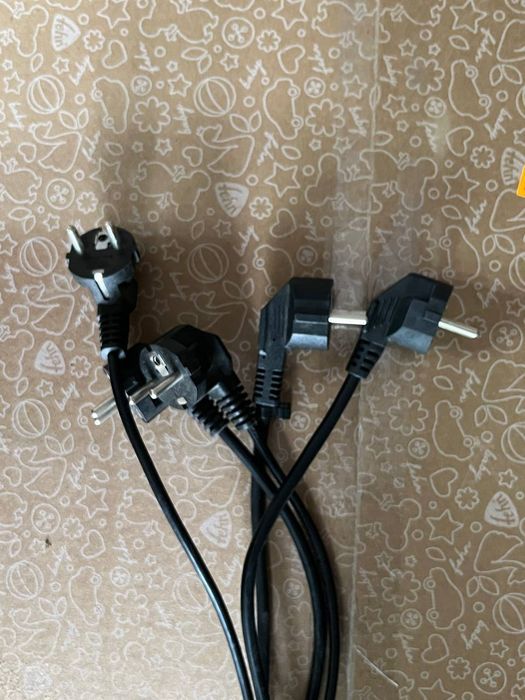 Kable zasilające 5 szt. 105 cm, 16A 250V, QL-01, QING LANG