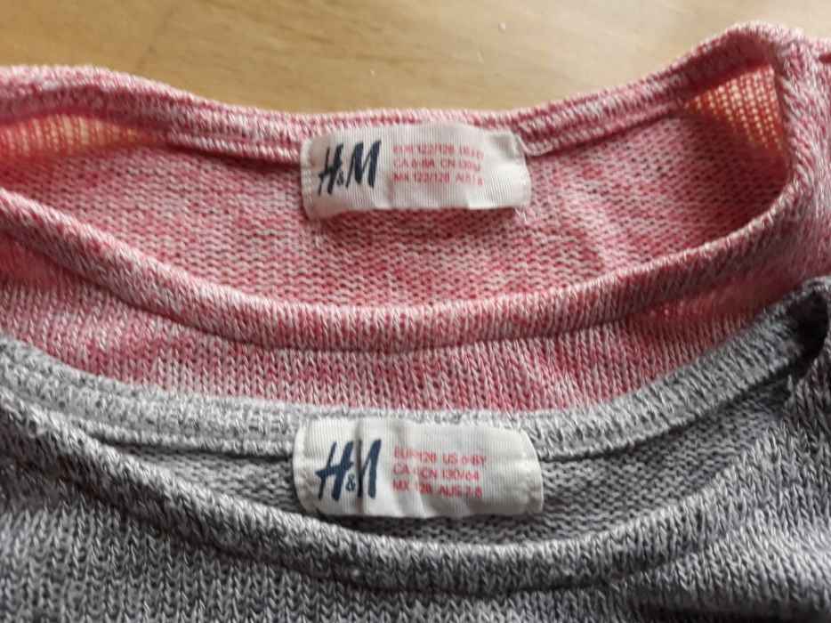 Bluzeczki H&M r.128