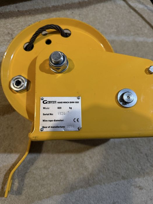 Лебідка ручна GUTman 820 kg