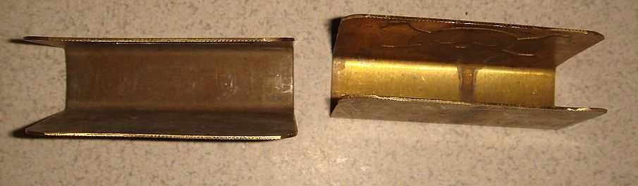 Спичечница латунная