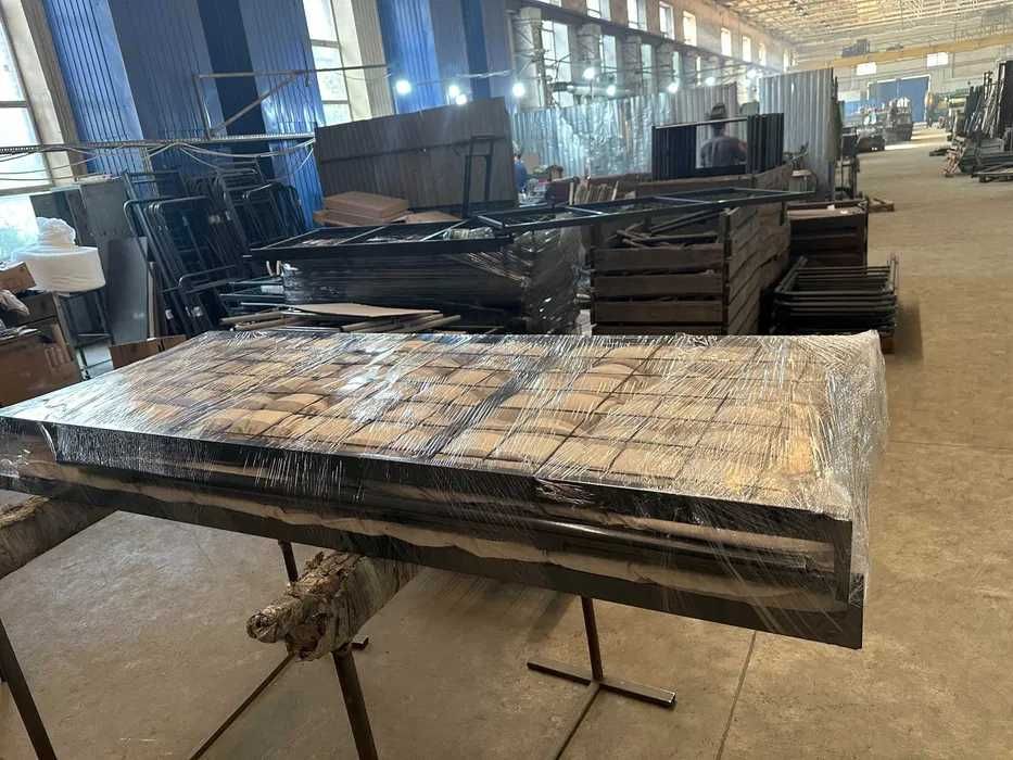 Ліжко металеве з матрацом одноярусне, двоярусне