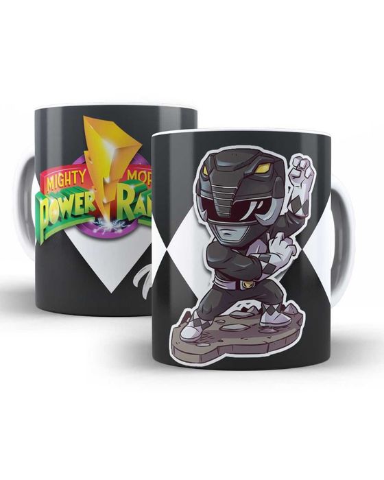 Caneca Power Rangers - Coleção Nostalgia