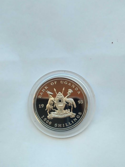 3 Moedas Um Dolar1921 Uma 500 Réis Car.I 1899 Out 1000 Shilings