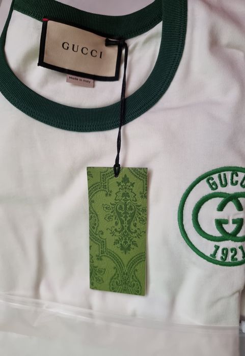 Gucci бавовняна біла футболка