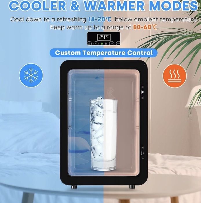 Mini lodówka turystyczna Eventor 10l z wyświetlaczem temperatury LCD