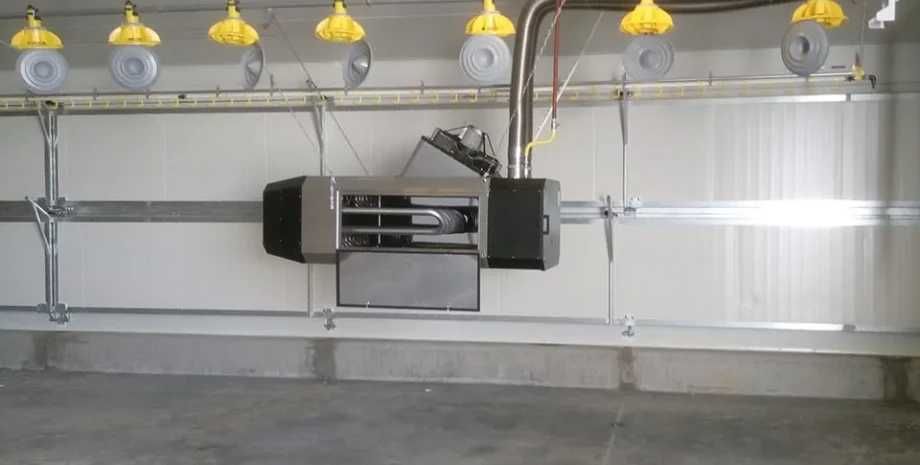 Nagrzewnica gazowa 70 kW ogrzewanie kurników, ferm, tuneli foliowych