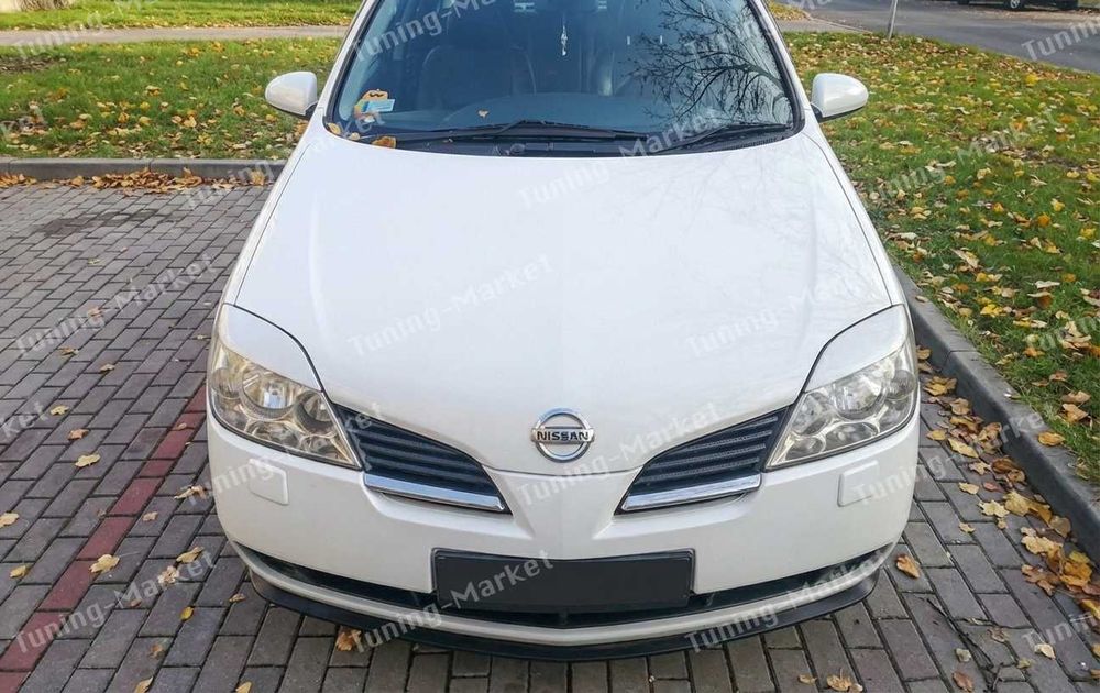 Реснички на фары Nissan Primera P12, Тюнинг накладки для Ниссан Примера П12