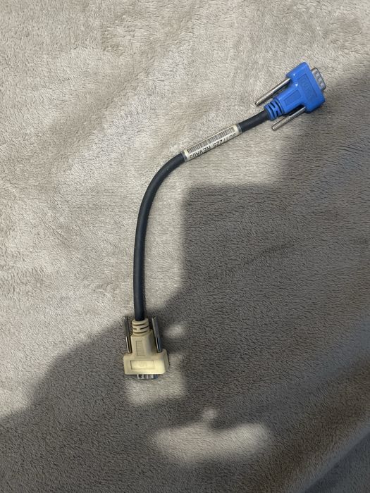 Cabos VGA Azul e Creme