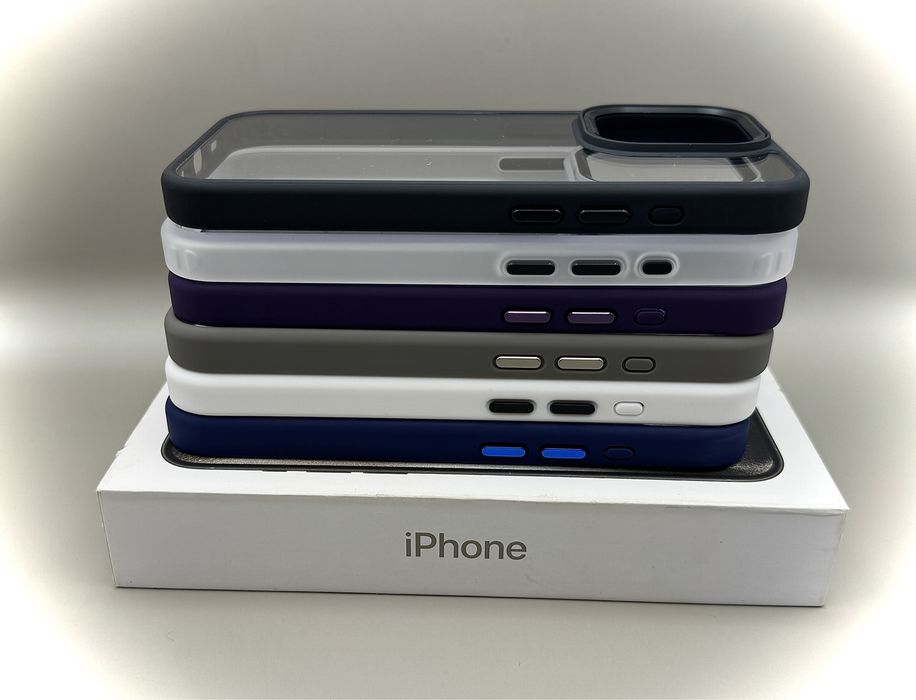 Чехол IPhone 15 Pro  black, 16 Pro Max-11 Pro Max, Xr, Xs, не желтеет