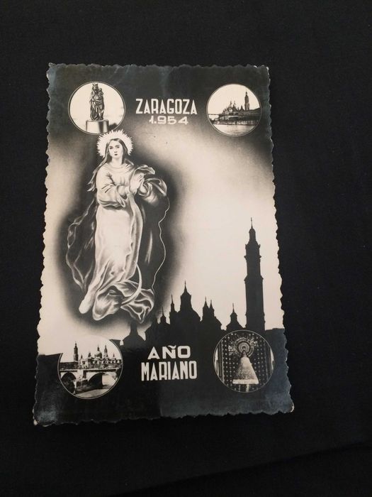 Vários postais manuscritos