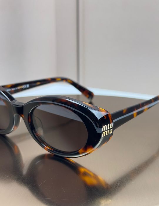 Сонцезахисні окуляри Miu Miu SMU B09 черепахові овальні ацетат жіночі оригінал