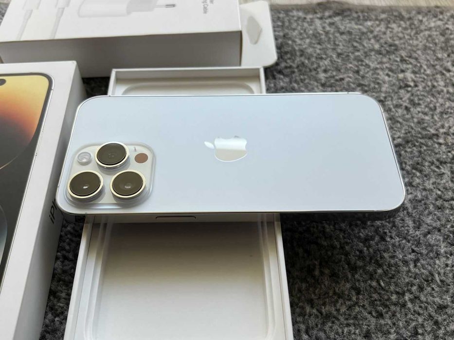 iPhone 14 Pro Max 512GB SILVER Biały Srebrny White Bat100% GW Bez Rys